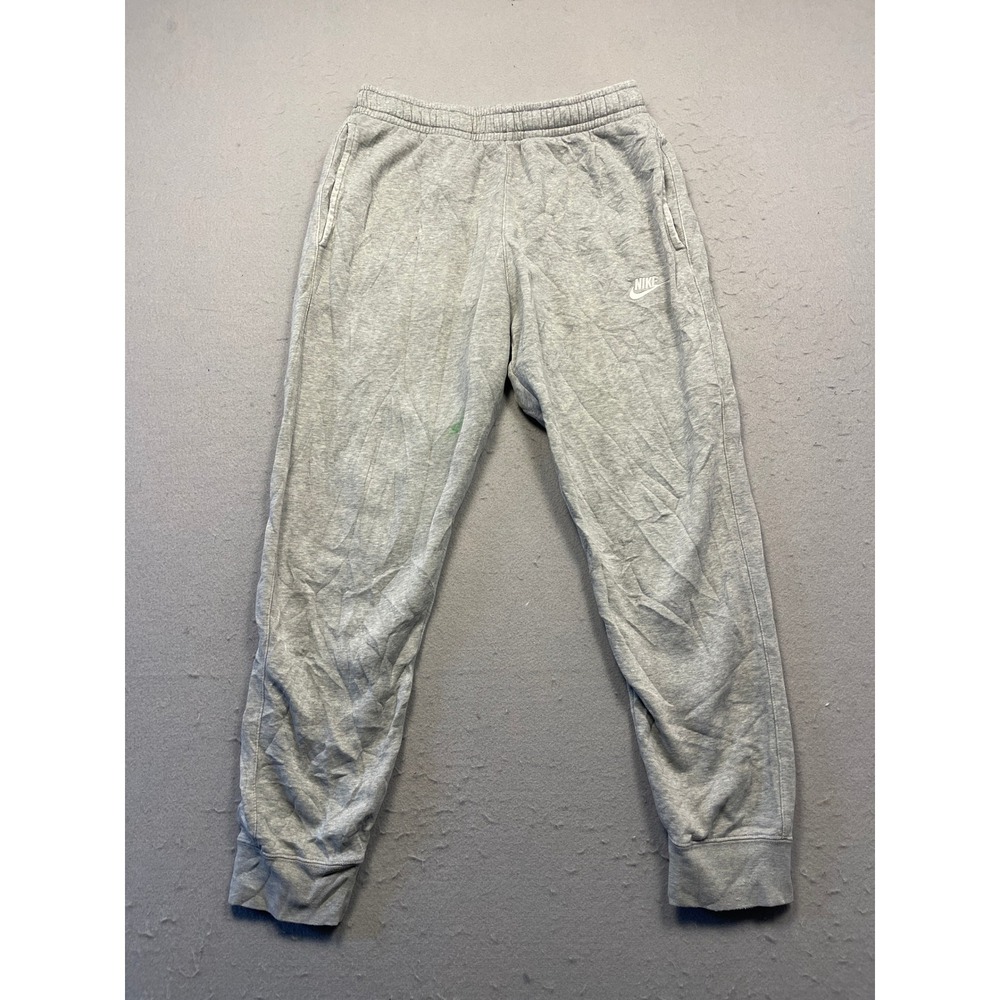 Nike Sweatpants Fleece Gray Medium Mens